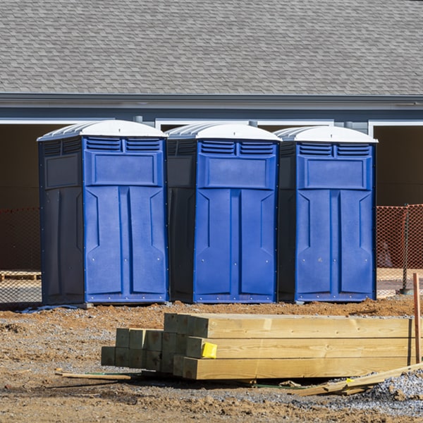 are there any restrictions on where i can place the portable toilets during my rental period in Blakeslee OH